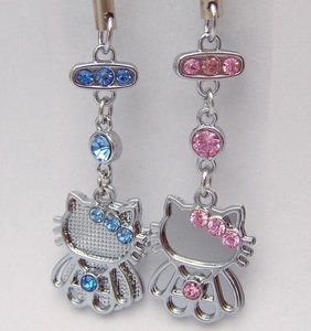 Prachtige hello kitty gsm sieraden