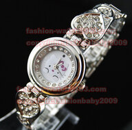Prachtig Hello Kitty strass horloge