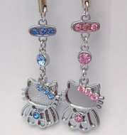 Prachtige hello kitty gsm sieraden