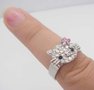 Hello-Kitty-strass-ring-Zilverkleurig