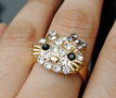 Hello-Kitty-strass-ring-goudkleurig